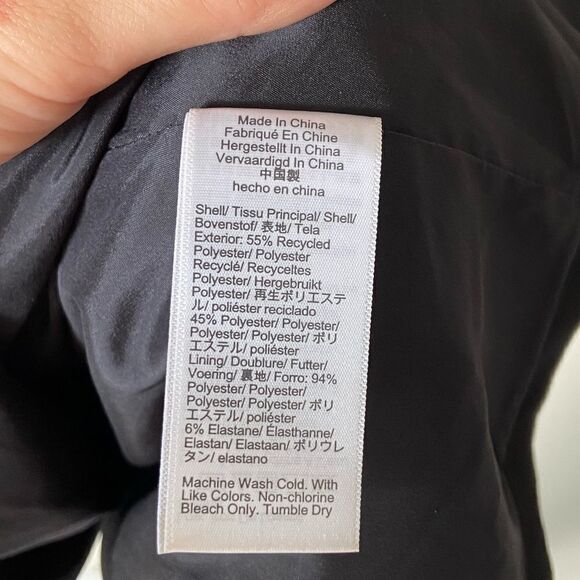 J Crew Collection Midi Black Dress Ruched Strapless Size 0 - Picture 12 of 14